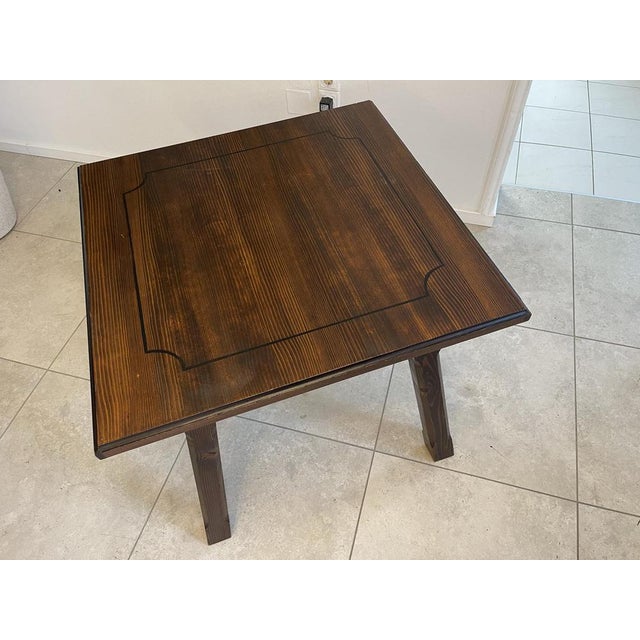 Vintage Hand-Painted Farmers Table For Sale - Image 3 of 14