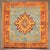 Set of Antique Turkish Oushak Small Square Rugs - 3' x 3'2" For Sale - Image 9 of 12