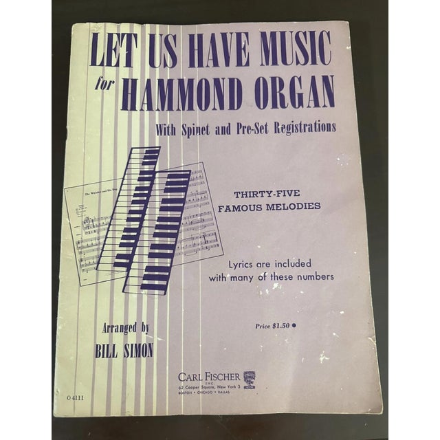 Traditional Vintage 1980s Sheet Music Instructional Piano & Organ Books- Lot of 2 For Sale - Image 3 of 12