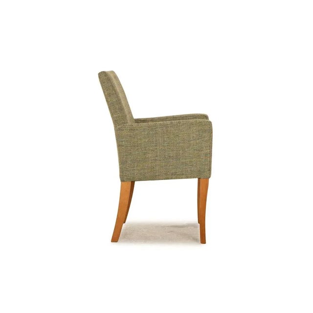 Textile Andrew Chairs in Green Fabric from Lambert, Set of 8 For Sale - Image 7 of 10