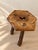 Wood Early 20th Century French Alpine Hand-Carved Chairs and Stool Set For Sale - Image 7 of 11