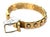 Mid 20th Century Kria Italy 18k Two-Tone Gold 12mm Wide Flexible Link Bracelet For Sale - Image 4 of 6