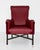 Italian Mid-Century Vinyl and Velvet Lounge Chair With Iron X-Base For Sale - Image 12 of 17