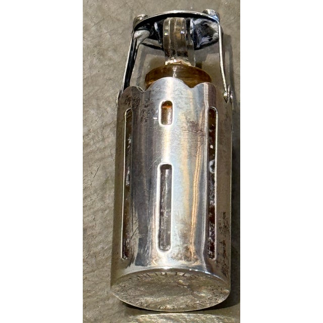 1940s Georg Jensen Sterling Acorn Perfume Travel Set For Sale In Boston - Image 6 of 6