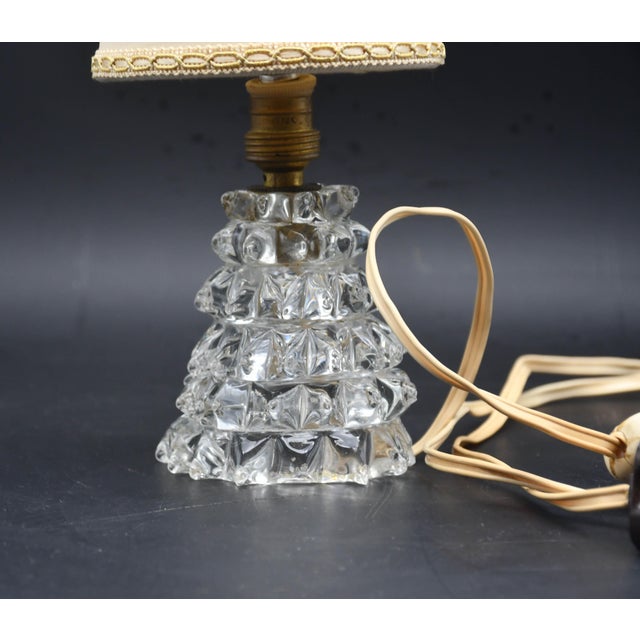 Charming table lamp or vase in mouth-blown rostrato Murano glass from the middle of the last century. This wonderful...