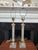 1950s Neo Classical Style Metal Indoor Lamps in the Style of Roman Columns For Sale - Image 10 of 11
