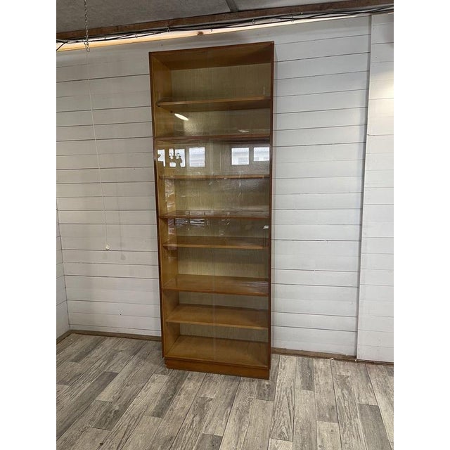 Vintage Bookcase with Original Glass, 1950s For Sale - Image 15 of 15