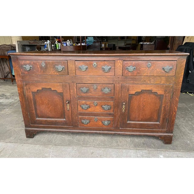 19th Century 19th Century Welsh Oak Dresser Base For Sale - Image 5 of 5