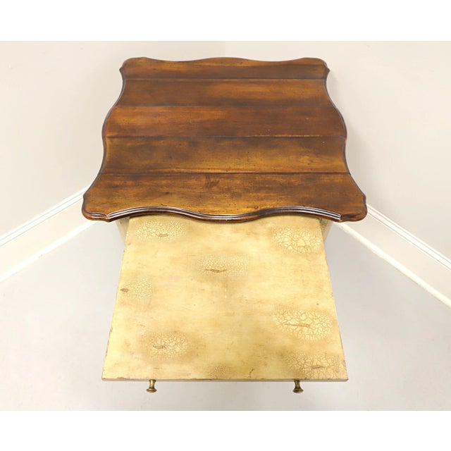 Late 20th Century French Country Style Plank Top Nightstand For Sale In Charlotte - Image 6 of 10