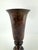 Vintage Metal Vase With Aged Patina Decorative Vessel For Sale - Image 4 of 8
