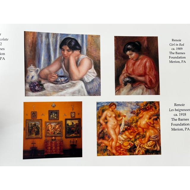Gray Coffee Table Book, "Renoir", Educational Printed Book For Sale - Image 8 of 12