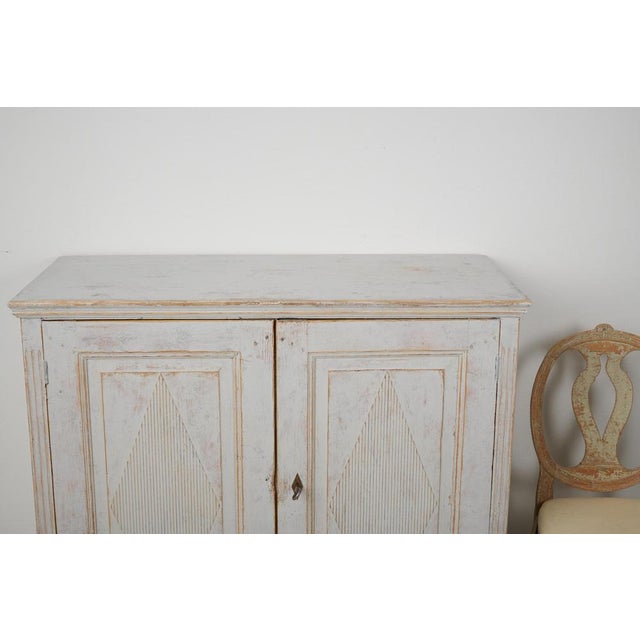 Antique Northern Swedish Gustavian Pine Sideboard For Sale - Image 11 of 13