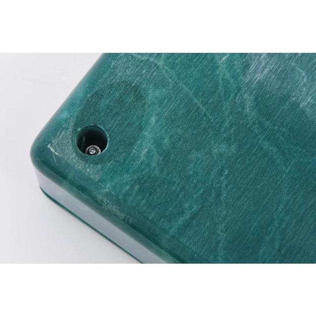 Italian Alabaster Swivel Box Emerald Green 1960's For Sale - Image 11 of 11