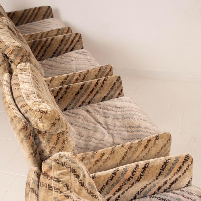 Salpol Armchairs by Angelo Mazzola and Missoni, 1980s, Set of 4 For Sale - Image 14 of 15