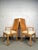 Yellow Mid 20th Century Set of 6 Vintage Burl Wood Dining Chairs For Sale - Image 8 of 12