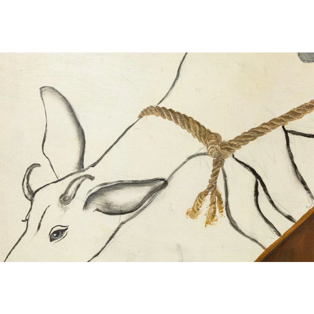 Thad Miller Picasso in the Easel Signed Oil Painting Somerset Series