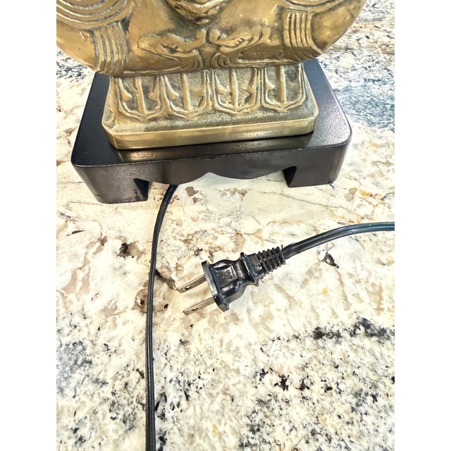 Vintage James Mont Archaistic Chinese Hu Vessel Table Lamp For Sale - Image 12 of 15