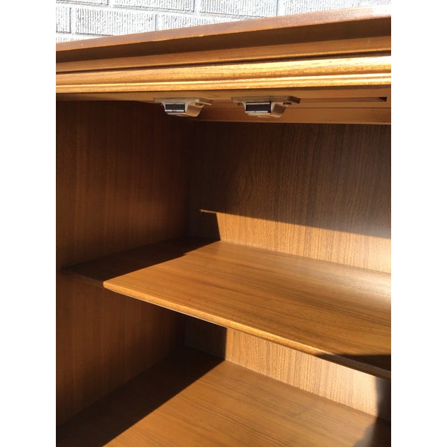 Bassett Furniture Vintage Circa 1960 Mid-Century Modern Bassett "Mayan" Nightstand For Sale - Image 4 of 12