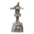 1920s 950 Sterling Silver Japanese Lantern Single Slat&pepper Shaker For Sale