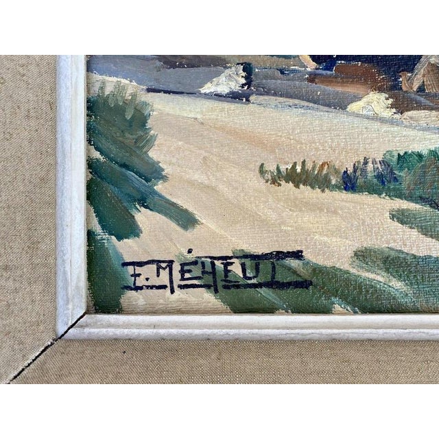 F. Meheut, Breton Boat, Oil on Hardboard For Sale - Image 8 of 13