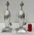 2010s Modern Silver Leaf Finished and Acrylic Table Lamps Pair For Sale - Image 5 of 5