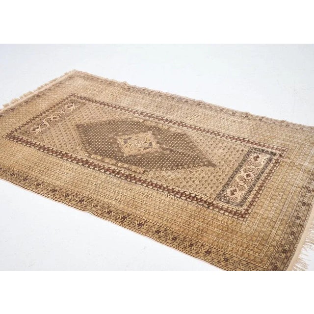 Brown Oriental Rug, 1900 For Sale - Image 8 of 9
