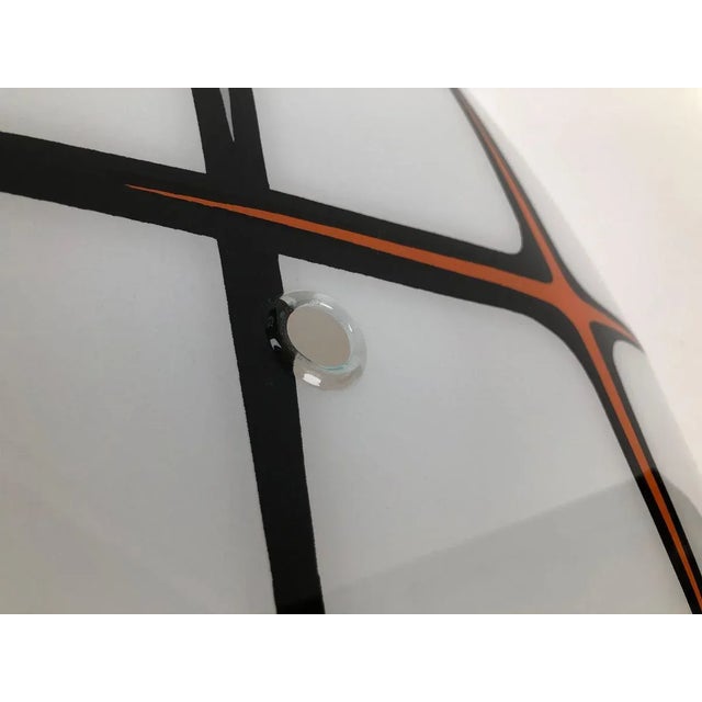 Glass Vintage Glass Plate Wall Light from Designfornication, 1956 For Sale - Image 7 of 9