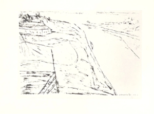 1947 Paul Klee Engraving 10 River View 1912 Reproduction