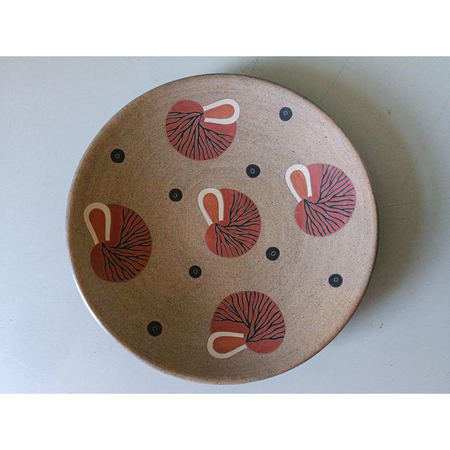 Large Ceramic Plate from Duilio Jimenez, 1970s For Sale - Image 12 of 12
