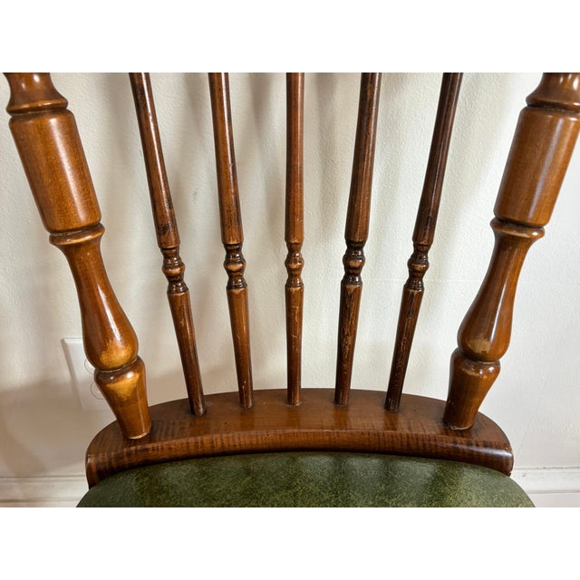Green Mid 20th Century Virginia House Chair Pair For Sale - Image 8 of 14