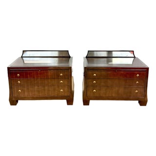 Extraordinary Oversized Night Tables by Barbara Barry for Henredon For Sale