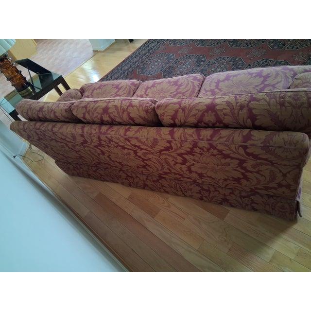 Textile Midcentury Henredon Short Sofa For Sale - Image 7 of 11
