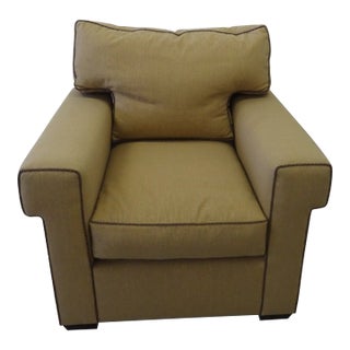 Custom Art Deco Style Club Chair For Sale