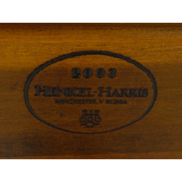 Henkel Harris Mahogany Octagonal Occasional Table For Sale - Image 17 of 18