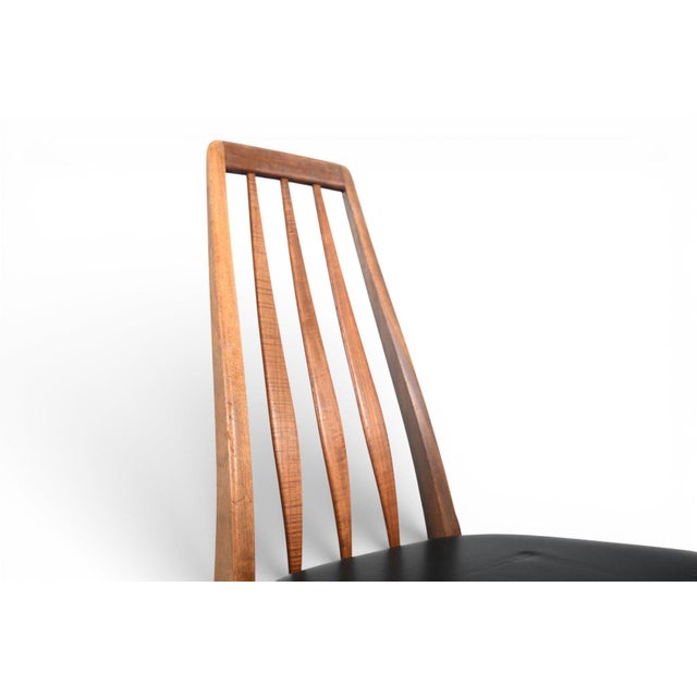Mid 20th Century Set of Eight Nils Koefoed "Eva" Highback Dining Chairs in Teak For Sale - Image 12 of 13