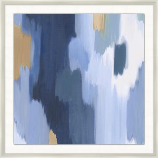 Ikat Calypso 5 - Framed Print 30x30 For Sale