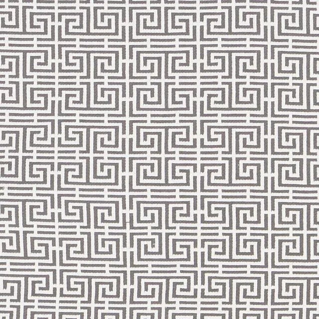 A classic Chinese fretwork pattern that's high style but also extremely durable. Available as a fabric and a wallcovering....