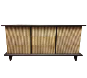 American of Martinville Faux Banboo Vintage Dresser