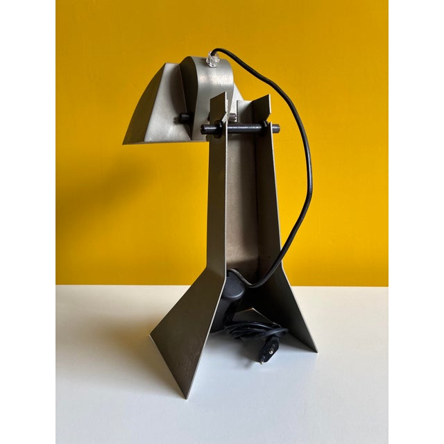 Postmodern Bieffeplast Robot E63 Table Lamp by Umberto Riva, 1970s For Sale - Image 3 of 11