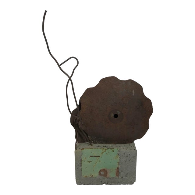 Rustic Abstract Steven Derks Upcycled Southwest Farm Equipment Sculpture For Sale