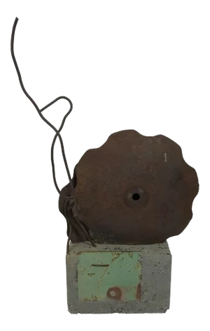 Rustic Abstract Steven Derks Upcycled Southwest Farm Equipment Sculpture