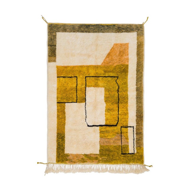 Hand-Knotted Wool Premium Rug by Azele Studio For Sale - Image 9 of 9