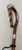 Victorian Antique 19th Century Handmade Tooled Sterling Silver Wood Walking Stick Cane For Sale - Image 3 of 13