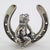 Vintage Italian Handmade Sterling Silver 925 Lucky Horseshoe with Cherub Figurine, 1980s For Sale - Image 11 of 11