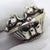 Silver Vintage Italian Handmade Genuine Silver Sleeping Puppies Basket Figurine Sacchetti Arezzo 800 Continental Silver Dog Miniature Sculpture For Sale - Image 8 of 13