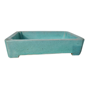 Chinese Turquoise Flower Tray 19th Century