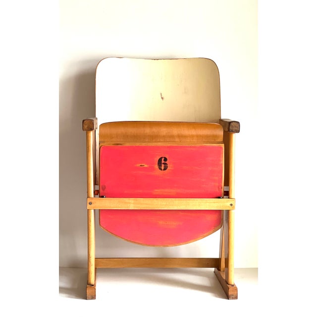 Wood Vintage Cinema Seater from Ton, 1960s For Sale - Image 7 of 18