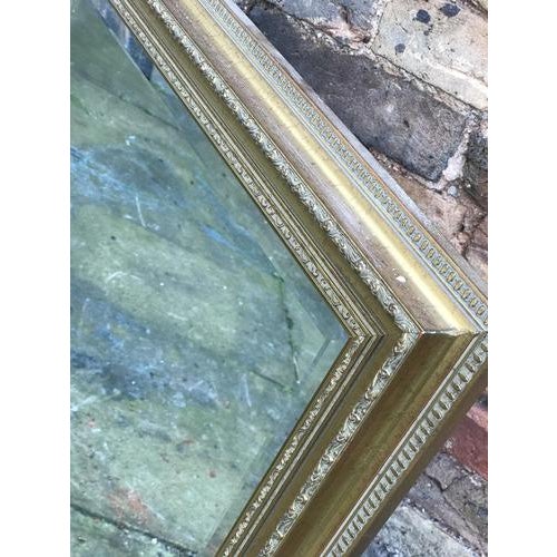 Large Mirror In a Gold Frame 87cms x 64 cms Signs of wear, nothing major.