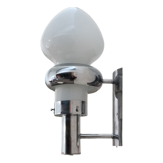 Vintage Space Age Wall Sconce, 1970s For Sale