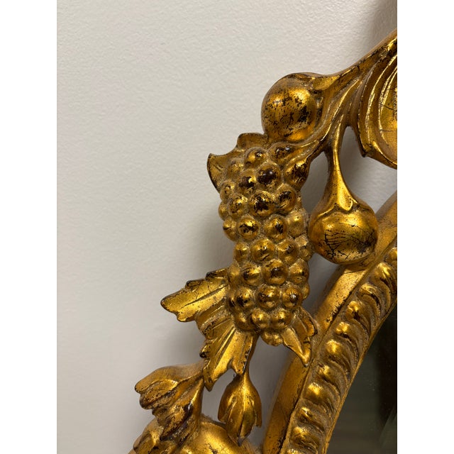 Vintage Dauphine Harrison & Gil Gold Rococo Style Wall Mirror For Sale In Raleigh - Image 6 of 10